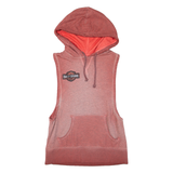 HARLEY DAVIDSON Sleeveless Mens Red Hoodie S