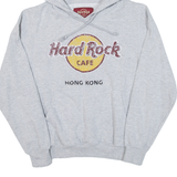 HARD ROCK CAFE Hong Kong Mens Grey Hoodie S