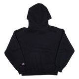 CHAMPION Womens Black Hoodie M