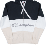 CHAMPION Womens Beige Hoodie Full Zip S