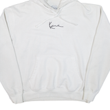 KARL KANI Mens White Hoodie S