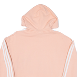 ADIDAS Cropped Womens Pink Hoodie UK 10