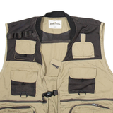 PODIUM Utility Mens Gilet Beige XL