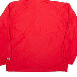 CHAMPION Lafayette Christian Knights Mens Anorak Jacket Red USA Hooded L