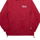 CHAMPION Iupui Jaguars Mens Rain Jacket Red USA Hooded M