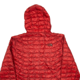 THE NORTH FACE Womens Puffer Coat Red Hooded M