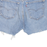 LEVI'S 505 Womens Denim Shorts Blue Classic M W30