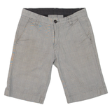CARHARTT Bermuda Mens Chino Shorts Grey Classic Check M W30