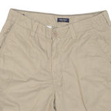 NAUTICA Trim Mens Chino Shorts Brown M W34