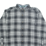 WOOLRICH Mens Flannel Shirt Blue Check Long Sleeve L