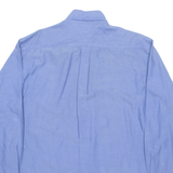 TOMMY HILFIGER Mens Plain Shirt Blue Long Sleeve M