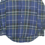 NAUTICA Mens Shirt Blue Check Long Sleeve M