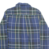 NAUTICA Mens Shirt Blue Check Long Sleeve M