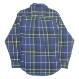 NAUTICA Mens Shirt Blue Check Long Sleeve M