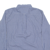 NAUTICA Mens Shirt Blue Check Long Sleeve XL