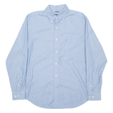 NAUTICA Mens Shirt Blue Pinstripe Long Sleeve L