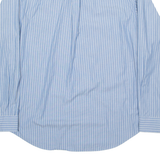 NAUTICA Mens Shirt Blue Pinstripe Long Sleeve L