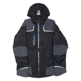 HELLY HANSEN Mens Workwear Jacket Black Colourblock XS