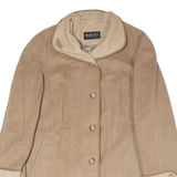 MARCONA Womens Overcoat Coat Beige Wool UK 18