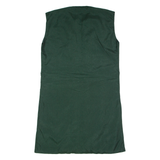 Mens Waistcoat Green Paisley S