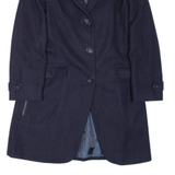 MAX&CO Womens Overcoat Coat Blue Wool UK 14