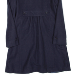 MAX&CO Womens Overcoat Coat Blue Wool UK 14