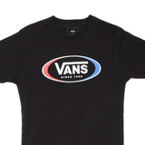 VANS Mens T-Shirt Black S