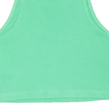 NIKE Cropped Womens Vest Green Sleeveless M