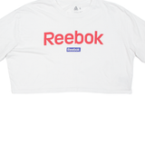 REEBOK Cropped Womens T-Shirt White L