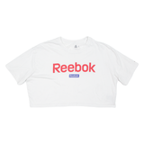 REEBOK Cropped Womens T-Shirt White L