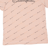 CHAMPION Womens T-Shirt Pink M