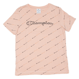 CHAMPION Womens T-Shirt Pink M