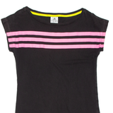 ADIDAS Womens T-Shirt Black XS