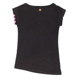 ADIDAS Womens T-Shirt Black XS