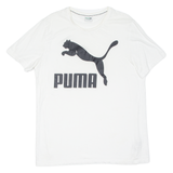 PUMA Mens T-Shirt White L