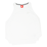 NIKE Cropped Womens Vest White Sleeveless M