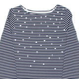 JOULES Womens T-Shirt Blue Long Sleeve UK 10
