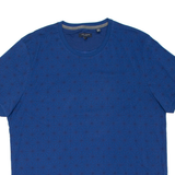 TED BAKER Mens T-Shirt Blue 2XL