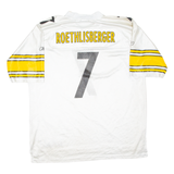NFL Ice Hockey Steelers Mens Jersey White USA V-Neck 2XL