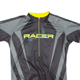 RACER Cycling Mens Jersey Black 1/2 Zip M