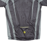 RACER Cycling Mens Jersey Black 1/2 Zip M