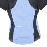 CASTELL Cycling Mens Jersey Blue 1/2 Zip S