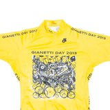 Cycling Mens Jersey Yellow Full Zip 2XL