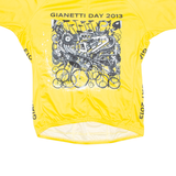 Cycling Mens Jersey Yellow Full Zip 2XL