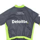 Cycling Mens Jersey Black 1/4 Zip M