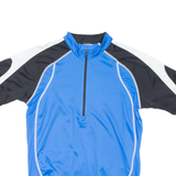 SPORTFUL Cycling Mens Jersey Blue 1/4 Zip M