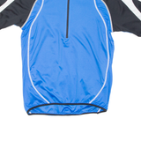 SPORTFUL Cycling Mens Jersey Blue 1/4 Zip M