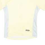 UVEX Cycling Mens Jersey Yellow 1/2 Zip M