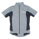 STOKE Cycling Mens Jersey Grey Full Zip S