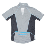 STOKE Cycling Mens Jersey Grey Full Zip S